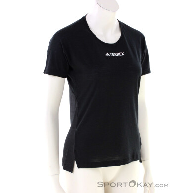 adidas Terrex Agravic Pro WL Damen T-Shirt-Schwarz-XS