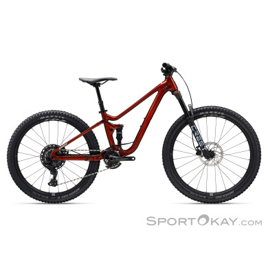 Giant Faith Mini-Mullet 27,5/26“ 2025 Kinder Trailbike-Dunkel-Rot-One Size