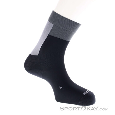 Scott Block Stripe Crew Bikesocken-Grau-M