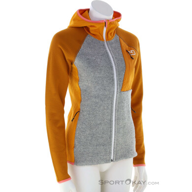 Ortovox Fleece GP Classic Knit Hoody Damen Sweater-Orange-M