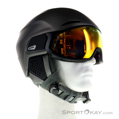 Alpina Alto QV Skihelm-Grau-51-55