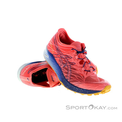 Asics Fujispeed Damen Traillaufschuhe-Pink-Rosa-8,5