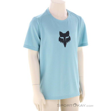 Fox Youth Ranger Fox Head SS Kinder Bikeshirt-Hell-Blau-L