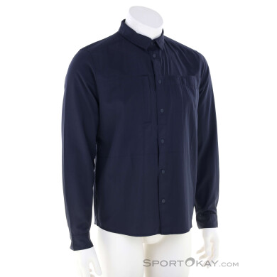 Jack Wolfskin Sierra Canyon L/S Herren Hemd-Dunkel-Blau-L