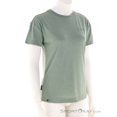 ION Seek AMP S/S Damen Bikeshirt-Grün-M
