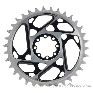 Sram T-Type XXSL Eagle 0mm 12-Fach Kettenblatt-Silber-34