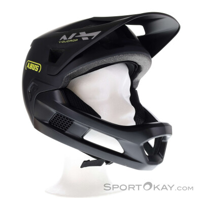 Abus Youdrop FF Kinder Fullface Helm-Schwarz-One Size