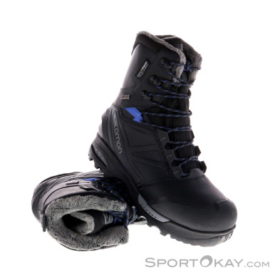 Salomon Toundra Pro CSWP Damen Winterschuhe-Schwarz-6,5