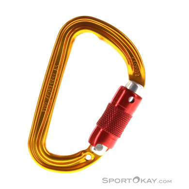 Petzl Sm'D Twist-Lock Karabiner-Orange-One Size