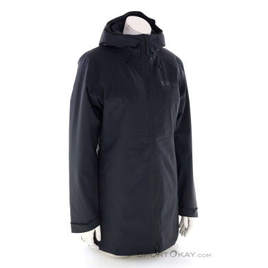 Jack Wolfskin Heidelstein Insulated Damen Mantel-Schwarz-S