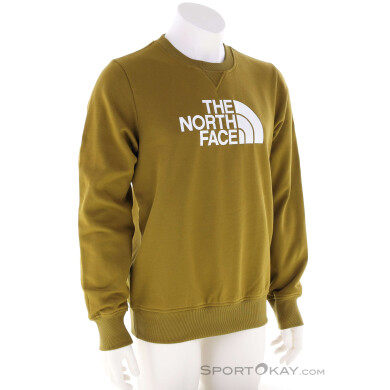 The North Face Drew Peak Crew Herren Sweater-Oliv-Dunkelgrün-L