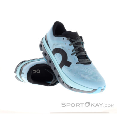 On Cloudflow 5 Herren Laufschuhe-Hell-Blau-10,5