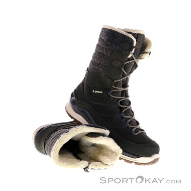 Lowa Barina Evo GTX Damen Winterschuhe Gore-Tex-Anthrazit-4