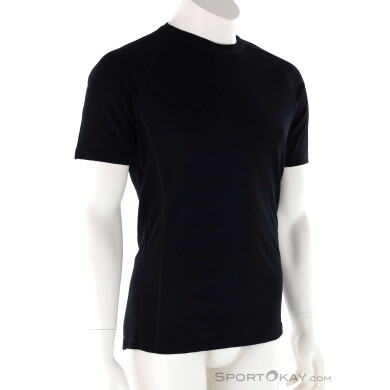 GripGrab Merino Blend Thermal SS Base Layer Herren Funktionsshirt-Schwarz-M
