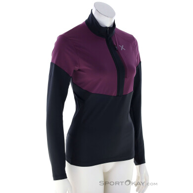 Montura Spitze Zip Maglia Damen Sweater-Lila-S