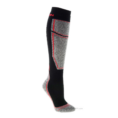 Lenz X-Action Skiing Red Kinder Skisocken-Schwarz-23-26