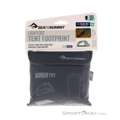 Sea to Summit Telos Lightfoot Zeltunterlage-Dunkel-Grau-One Size