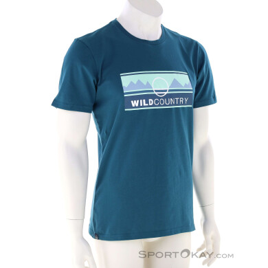Wild Country Heritage Herren T-Shirt-Türkis-S