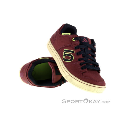 Five Ten Freerider Canvas Damen MTB Schuhe-Dunkel-Rot-4,5