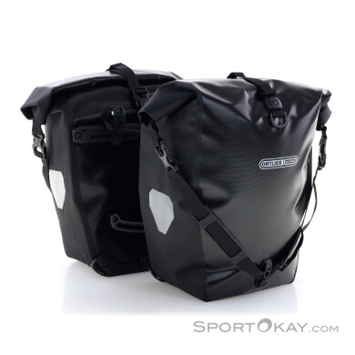 Ortlieb Back-Roller QL2.1 20l Gepäckträgertaschen Set-Schwarz-One Size