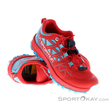 La Sportiva Bushido II JR Kinder Traillaufschuhe-Rot-33