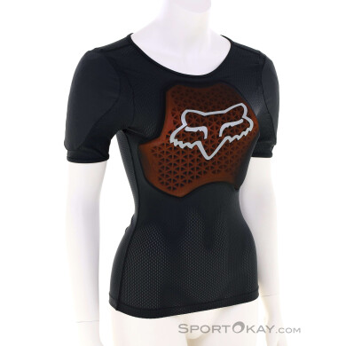 Fox Baseframe Pro SS Damen Protektorenshirt-Schwarz-S