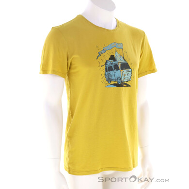 E9 Furgo Herren T-Shirt-Gelb-L