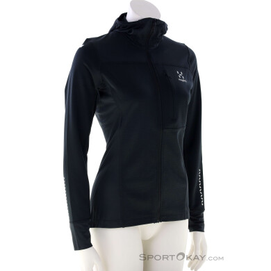 Haglöfs L.I.M Mid Multi Hood Damen Sweater-Schwarz-M