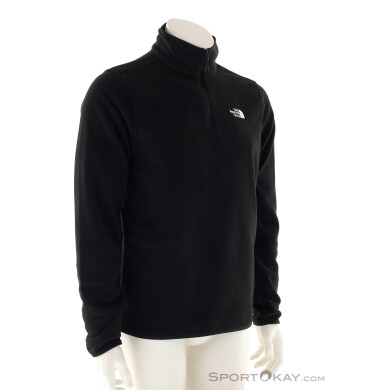 The North Face Glacier Fleece Herren Sweater-Schwarz-M