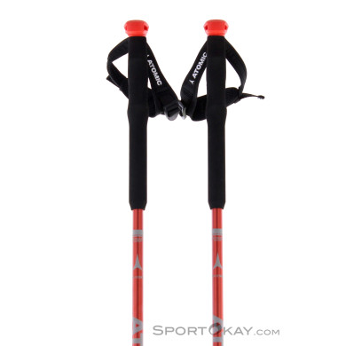 Atomic BCT Touring Carbon SQS 95-145cm Tourenstöcke-Rot-One Size