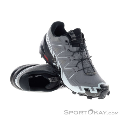 Salomon Speedcross 6 Herren Traillaufschuhe-Grau-9,5