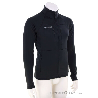 Rock Experience Linzor Mock Neck Fleece Herren Sweater-Schwarz-L