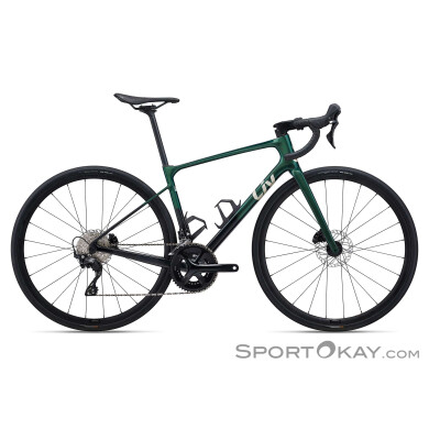 Liv Avail Advanced 2 28" 2024 Damen Rennrad-Oliv-Dunkelgrün-S
