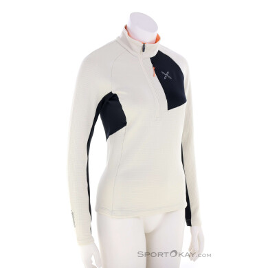 Montura Stretch Color 3 Zip Damen Sweater-Weiss-M