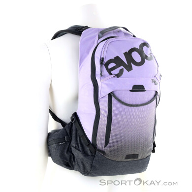 Evoc Trail Pro 16l Bikerucksack mit Protektor-Lila-S-M