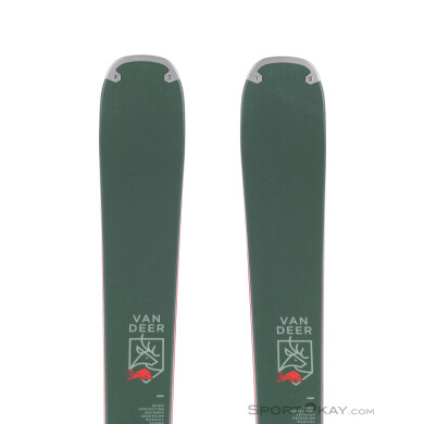 VAN DEER-Red Bull Sports H Power 78 + Comp 13 FDT GW Skiset 2026-Grün-175