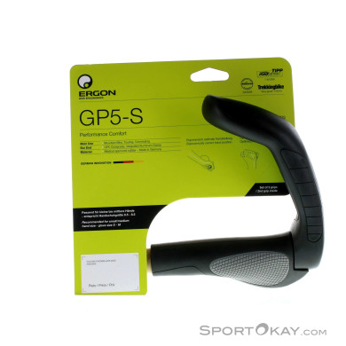 Ergon GP5 Standard Griffe-Schwarz-S