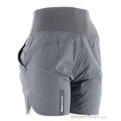 Wild Country Session Damen Klettershort-Dunkel-Grau-S