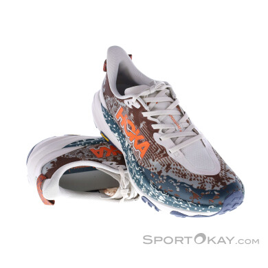 Hoka Speedgoat 6 Herren Traillaufschuhe-Mehrfarbig-9,5