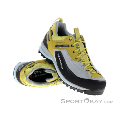 Garmont Dragontail Tech GTX Damen Wanderschuhe Gore-Tex-Gelb-6,5