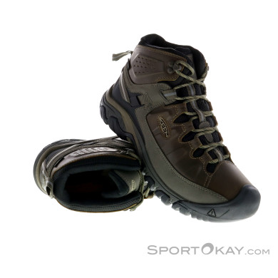 Keen Targhee III Mid WP Herren Wanderschuhe-Braun-10,5