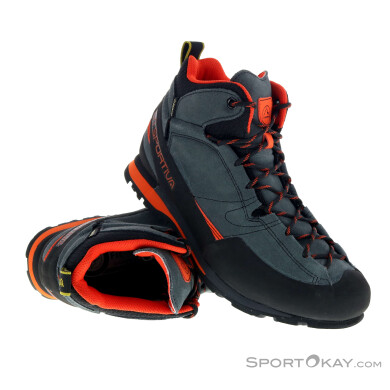 La Sportiva Boulder X Mid Herren Zustiegsschuhe Gore-Tex-Grau-43