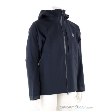 Black Diamond Recon Stretch Herren Skijacke-Schwarz-L