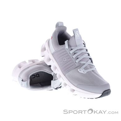 On Cloudswift Youth Kinder Laufschuhe-Grau-3,5