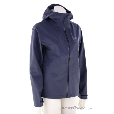Jack Wolfskin Highest Peak 3L Damen Regenjacke-Anthrazit-XS