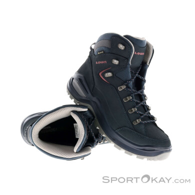 Lowa Renegade Evo GTX Mid Damen Wanderschuhe Gore-Tex-Dunkel-Blau-6
