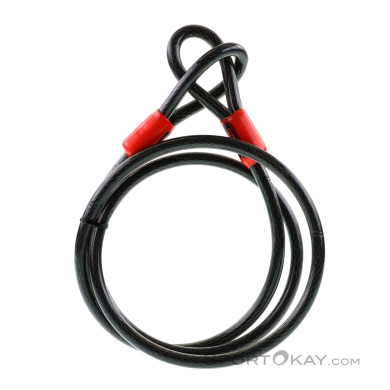 Abus Cobra Stahlkabel 12/180cm Fahrradschloss Zubehör-Schwarz-One Size