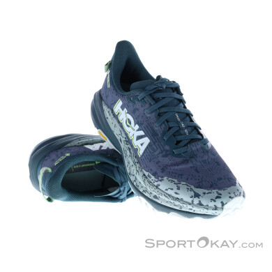 Hoka Speedgoat 6 GTX Herren Traillaufschuhe Gore-Tex-Blau-9