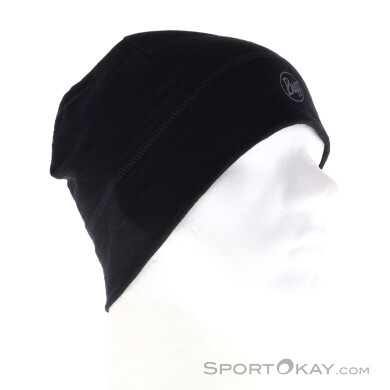 Buff Merino Lightweight Mütze-Schwarz-One Size