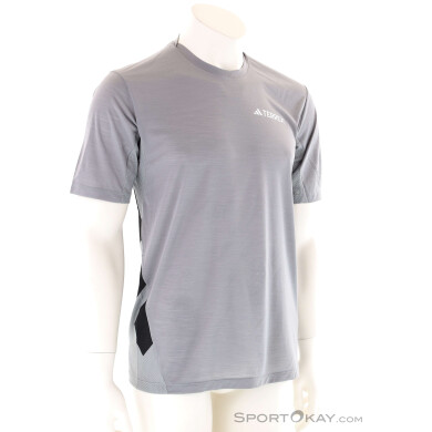 adidas Terrex XPR Herren Funktionsshirt-Hell-Grau-L